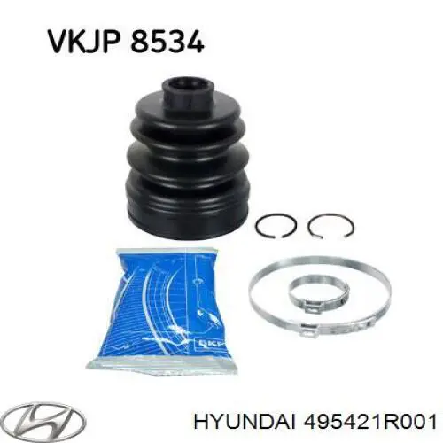 Do koszyka 495421R001 Hyundai/Kia Osłona przegubu homokinetycznego półosi przedniej wewnętrzna