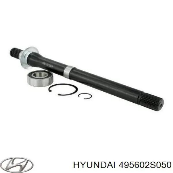Do koszyka 495602S050 Hyundai/Kia Wał napędowy półosi pośredni