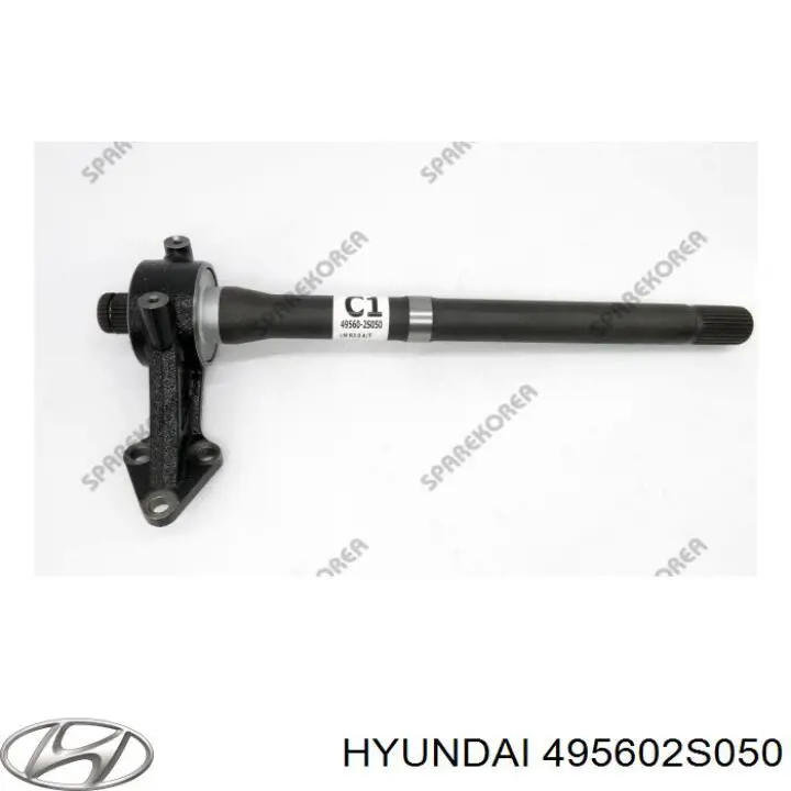 Wał napędowy półosi pośredni 495602S050 Hyundai/Kia
