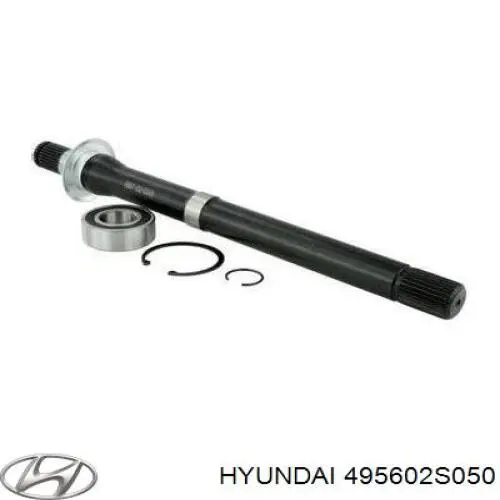 495602S050 Hyundai/Kia Wał napędowy półosi pośredni