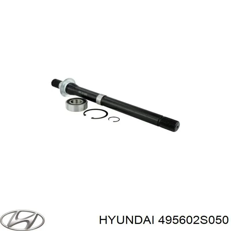 Do koszyka 495602S050 Hyundai/Kia Wał napędowy półosi pośredni