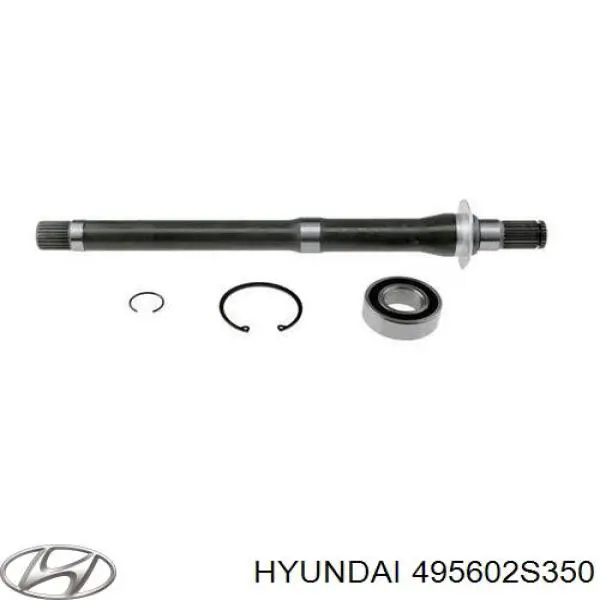 495602S350 Hyundai/Kia Wał napędowy półosi pośredni