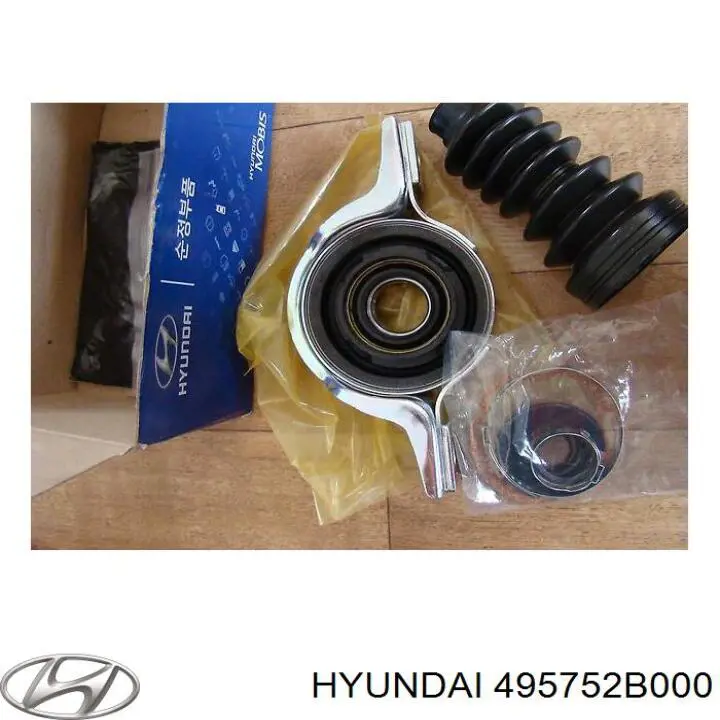 Do koszyka 495752B000 Hyundai/Kia Łożysko podwieszane wału Cardana