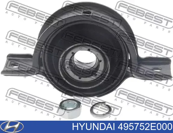 495752E000 Hyundai/Kia Łożysko podwieszane wału Cardana