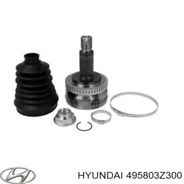 495803Z300 Hyundai/Kia Przegub homokinetyczny zewnętrzny prawy przedni
