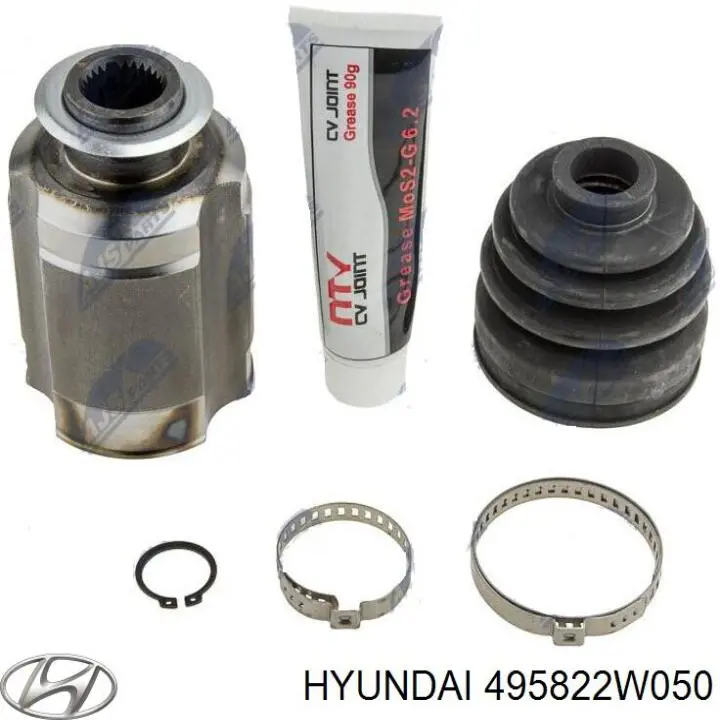 Przegub homokinetyczny wewnętrzny przedni prawy Hyundai/Kia 495822W050 cena, od 72,80 USD