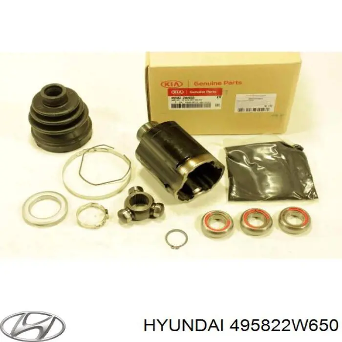 Do koszyka 495822W650 Hyundai/Kia Przegub homokinetyczny wewnętrzny przedni prawy