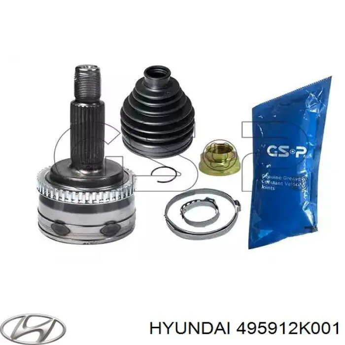 495912K001 Hyundai/Kia Przegub homokinetyczny przedni zewnętrzny