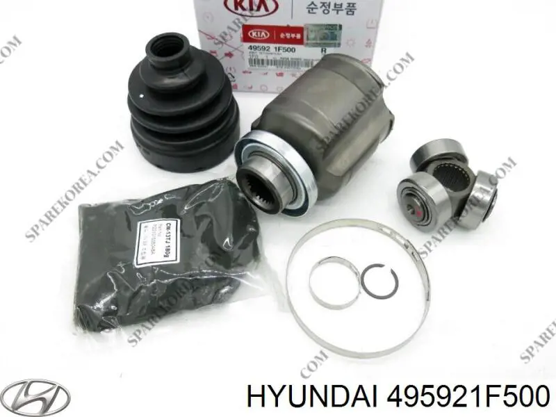 Przegub homokinetyczny wewnętrzny przedni prawy Hyundai/Kia 495921F500 cena, od 46,41 USD