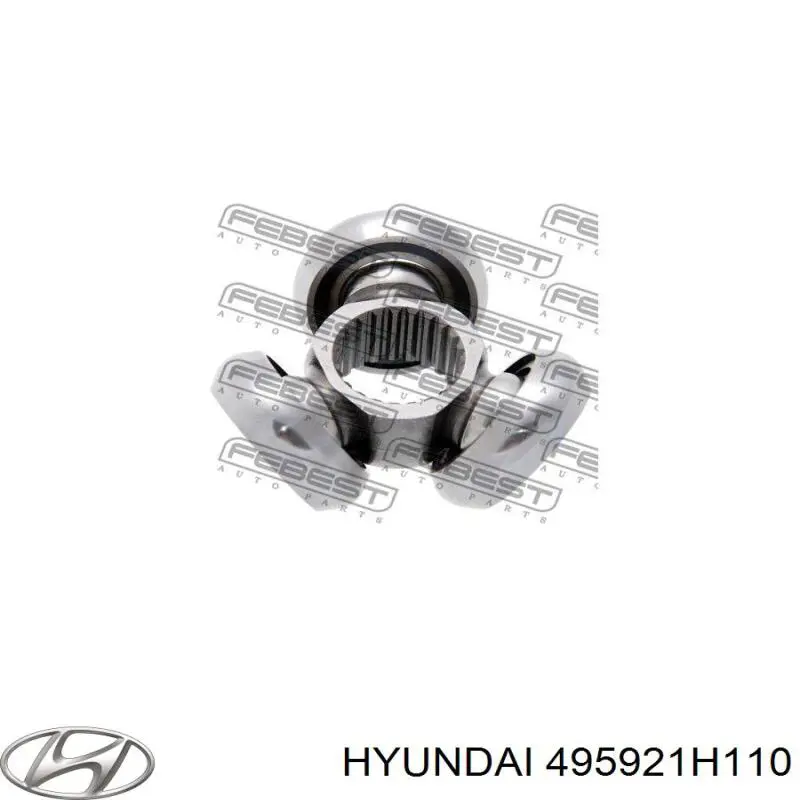 Do koszyka 495921H110 Hyundai/Kia Przegub homokinetyczny wewnętrzny przedni lewy
