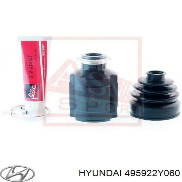 Przegub homokinetyczny wewnętrzny przedni prawy Hyundai/Kia 495922Y060 cena, od 56,77 USD