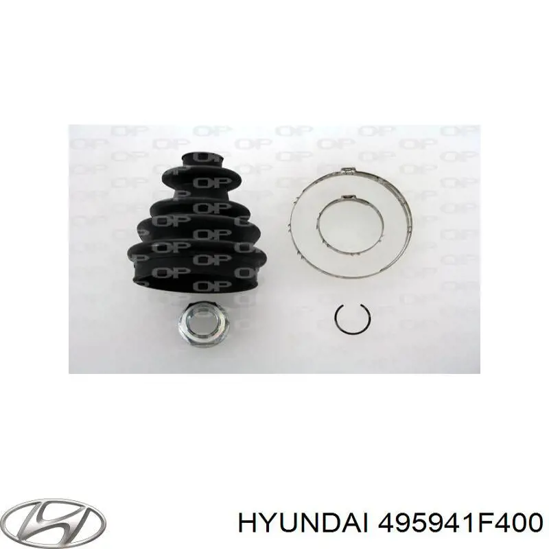 Do koszyka 495941F400 Hyundai/Kia Osłona przegubu homokinetycznego półosi przedniej zewnętrzna