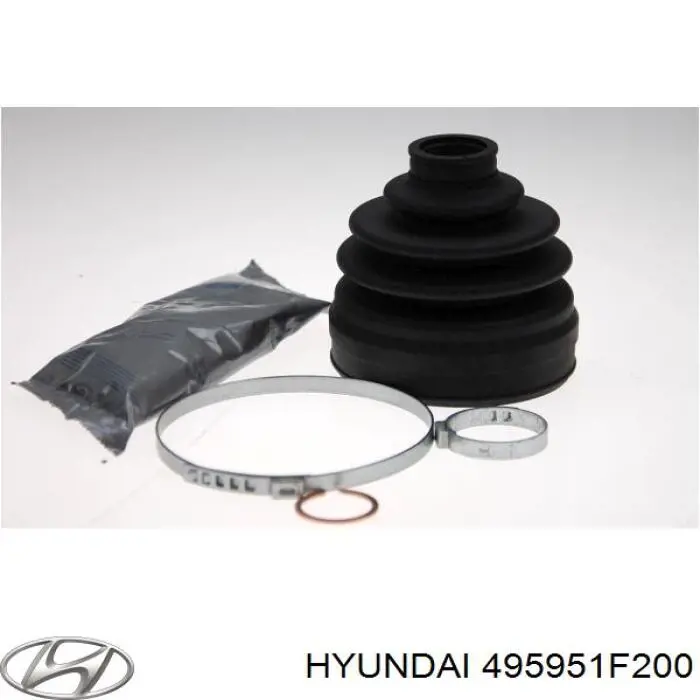 Do koszyka 495951F200 Hyundai/Kia Osłona przegubu homokinetycznego półosi przedniej wewnętrzna