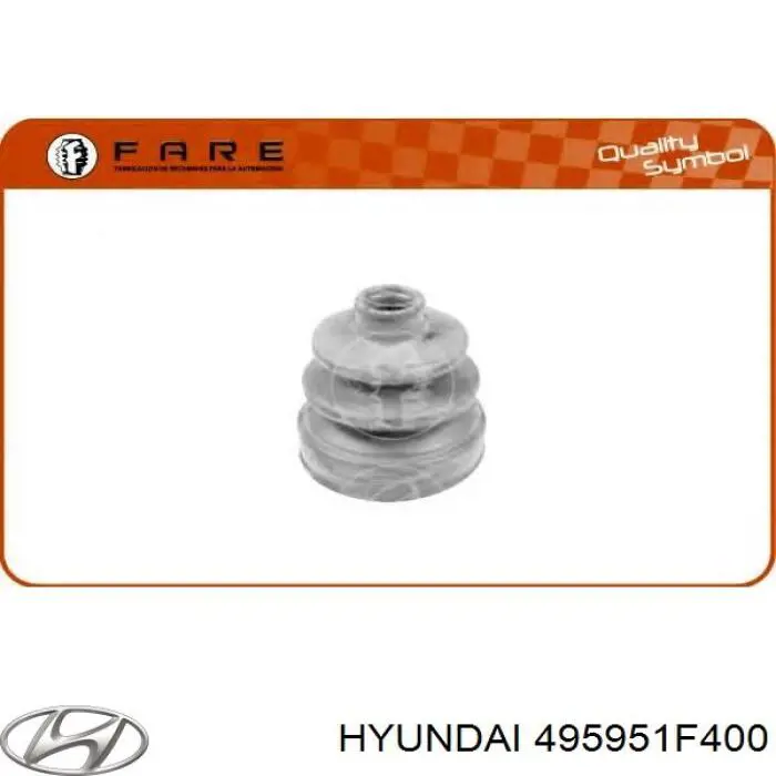 495951F400 Hyundai/Kia Osłona przegubu homokinetycznego półosi przedniej wewnętrzna