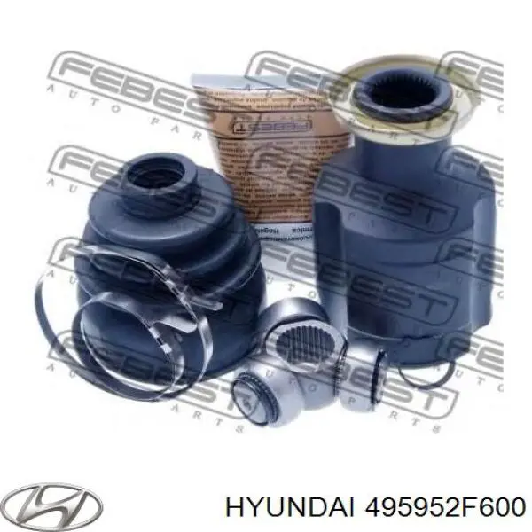 Osłona przegubu homokinetycznego półosi przedniej wewnętrzna 495952F600 Hyundai/Kia