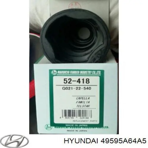 Osłona przegubu homokinetycznego półosi przedniej zewnętrzna Hyundai/Kia 49595A64A5 cena, od 14,62 USD