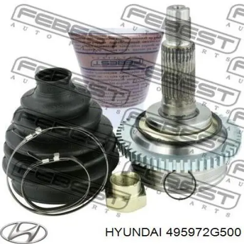 495972G500 Hyundai/Kia Przegub homokinetyczny wewnętrzny przedni prawy
