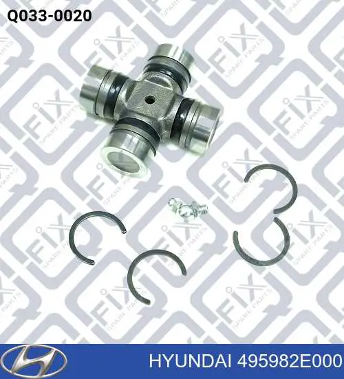 Krzyżak wału Cardana tylnego Hyundai/Kia 495982E000 cena, od 16,36 USD