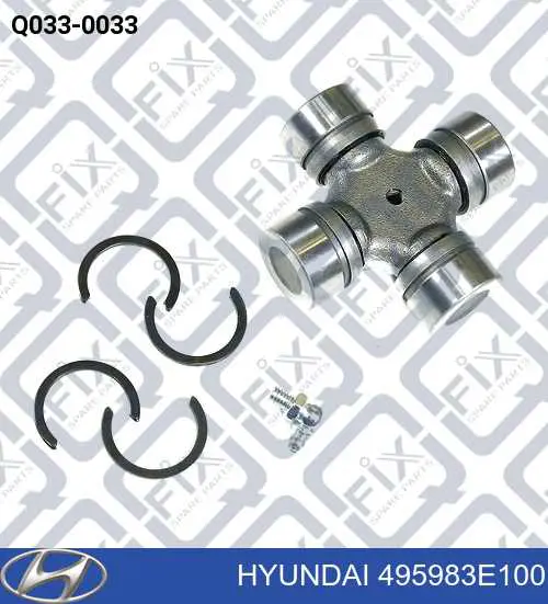 Krzyżak wału Cardana tylnego Hyundai/Kia 495983E100 cena, od 22,45 USD