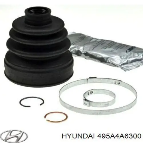 Osłona przegubu homokinetycznego półosi przedniej zewnętrzna Hyundai/Kia 495A4A6300 cena, od 16,80 USD