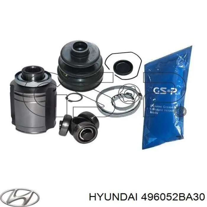 Do koszyka 496052BA30 Hyundai/Kia Przegub homokinetyczny wewnętrzny przedni prawy