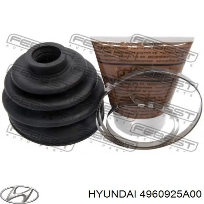 Do koszyka 4960925A00 Hyundai/Kia Osłona przegubu homokinetycznego półosi przedniej zewnętrzna