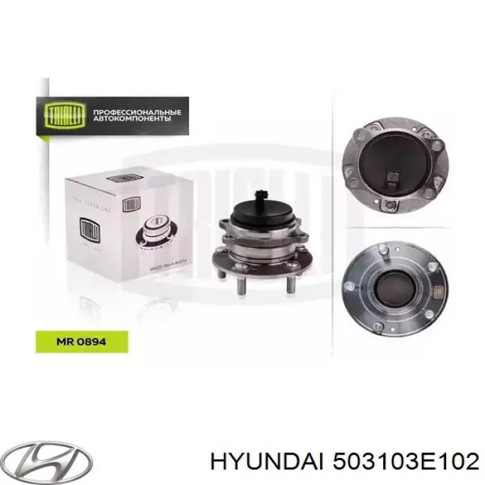 Do koszyka 503103E102 Hyundai/Kia Łożysko piasty przedniej