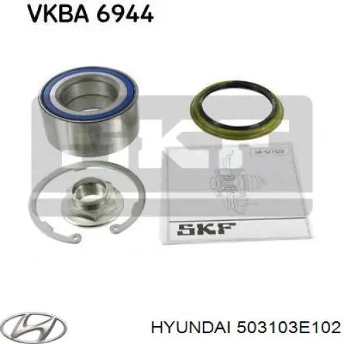 Łożysko piasty przedniej 503103E102 Hyundai/Kia