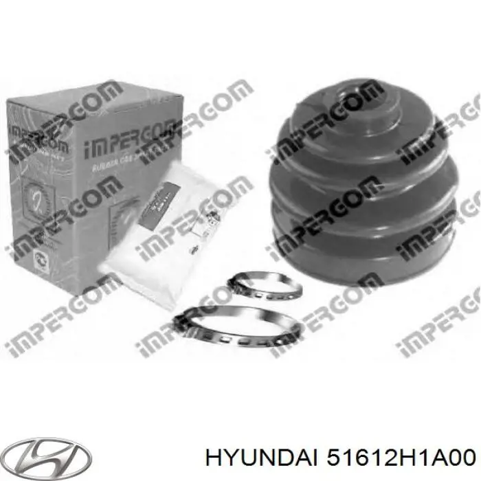 Osłona przegubu homokinetycznego półosi przedniej wewnętrzna do Hyundai Terracan  HP