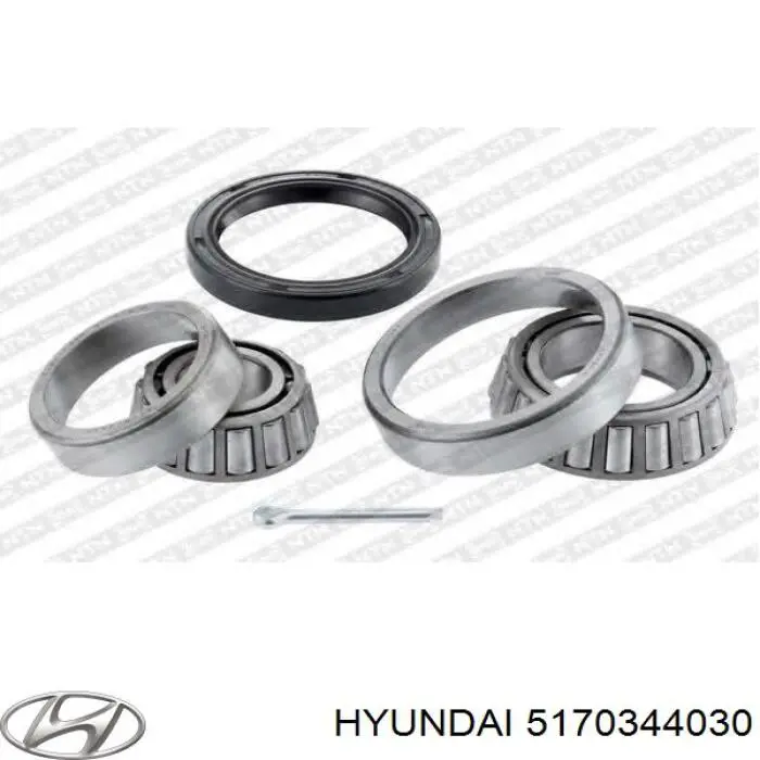 Do koszyka 5170344030 Hyundai/Kia Łożysko piasty przedniej