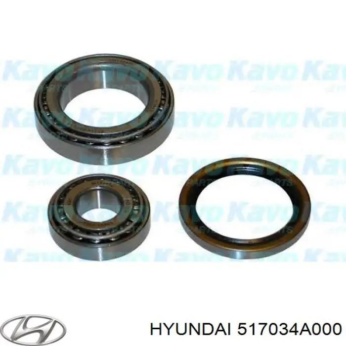 Do koszyka 517034A000 Hyundai/Kia Łożysko piasty przedniej