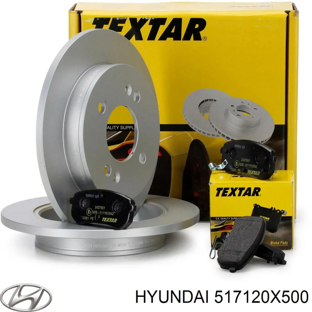 Tarcza hamulcowa przednia Hyundai/Kia 517120X500 cena, od 44,61 USD