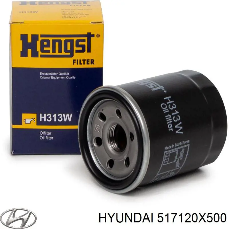 Tarcza hamulcowa przednia 517120X500 Hyundai/Kia