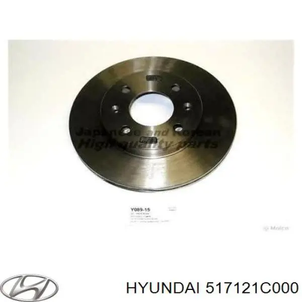 Tarcza hamulcowa przednia Hyundai/Kia 517121C000 cena, od 39,11 USD