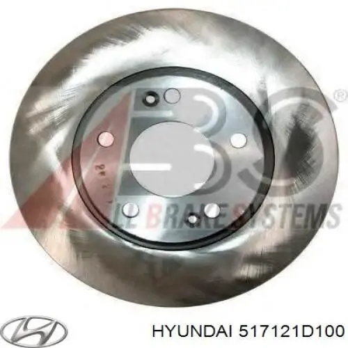 Tarcza hamulcowa przednia Hyundai/Kia 517121D100 cena, od 89,77 USD