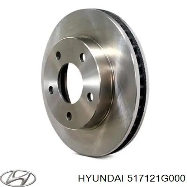 517121G000 Hyundai/Kia Tarcza hamulcowa przednia