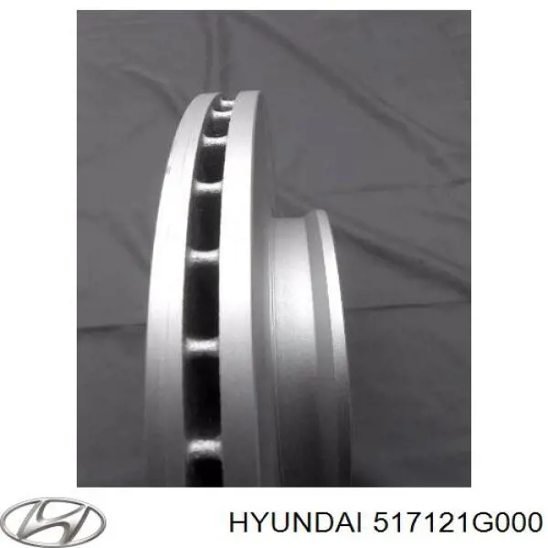 Tarcza hamulcowa przednia Hyundai/Kia 517121G000 cena, od 36,70 USD