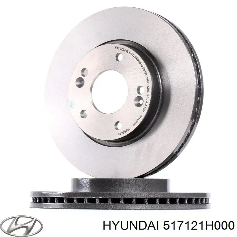 Tarcza hamulcowa przednia Hyundai/Kia 517121H000 cena, od 98,85 USD