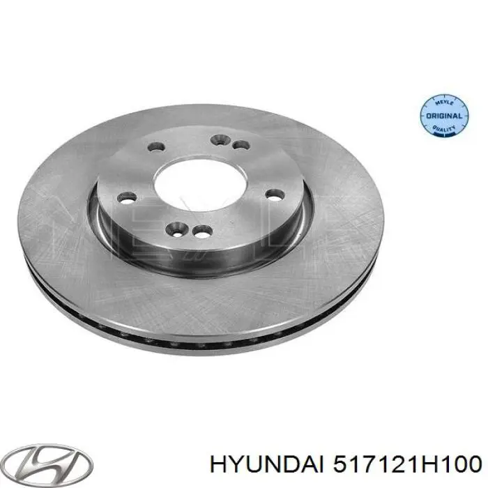 Tarcza hamulcowa przednia 517121H100 Hyundai/Kia