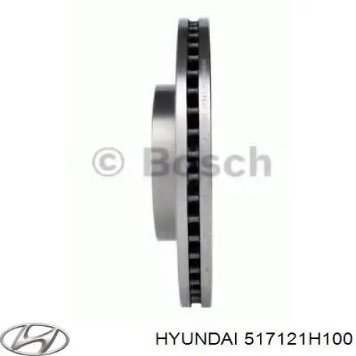 Tarcza hamulcowa przednia 517121H100 Hyundai/Kia