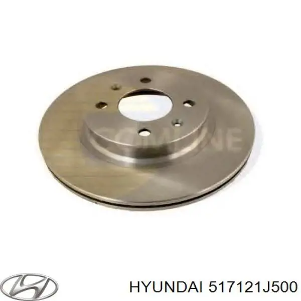 Tarcza hamulcowa przednia Hyundai/Kia 517121J500 cena, od 39,77 USD