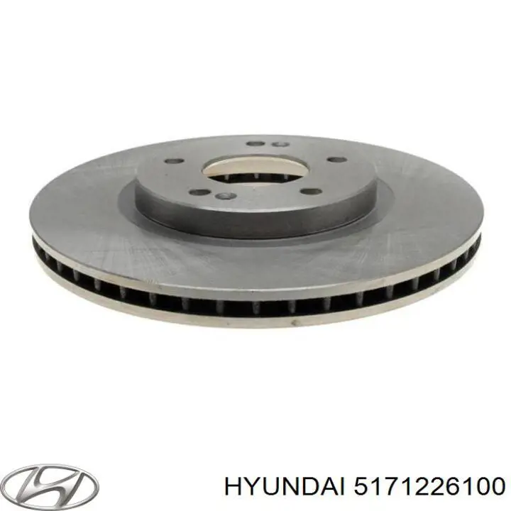 Tarcza hamulcowa przednia Hyundai/Kia 5171226100 cena, od 56,56 USD