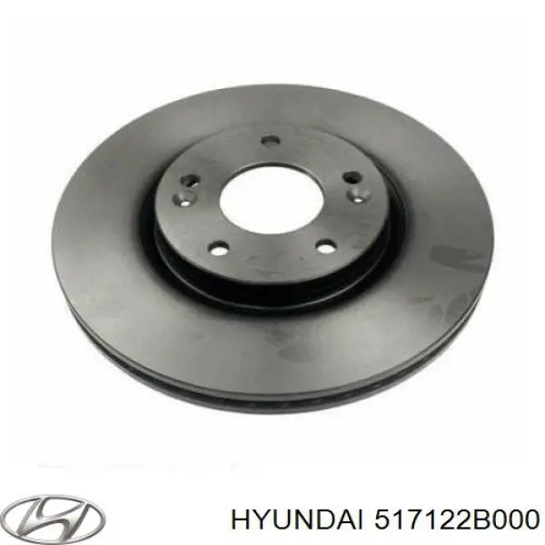 Tarcza hamulcowa przednia Hyundai/Kia 517122B000 cena, od 61,13 USD