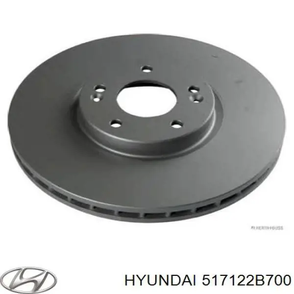 Tarcza hamulcowa przednia Hyundai/Kia 517122B700 cena, od 94,20 USD