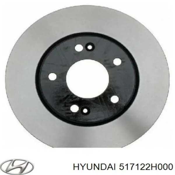 Tarcza hamulcowa przednia Hyundai/Kia 517122H000