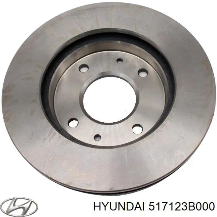 Do koszyka 517123B000 Hyundai/Kia Tarcza hamulcowa przednia