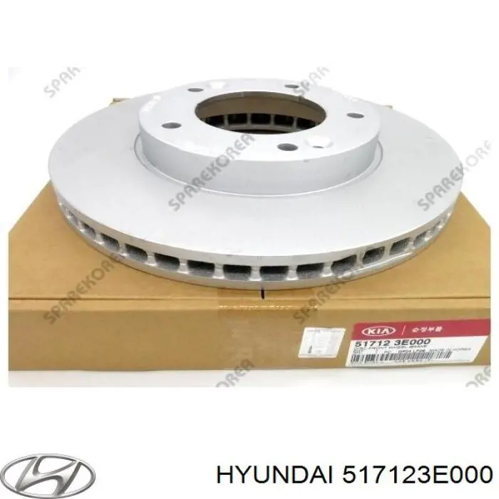 Tarcza hamulcowa przednia 517123E000 Hyundai/Kia