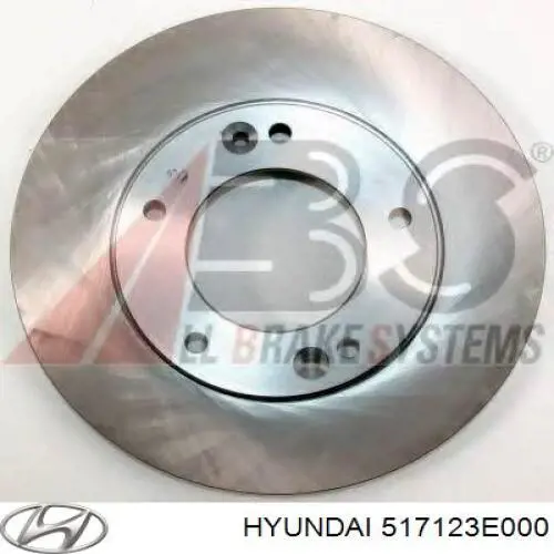 Tarcza hamulcowa przednia Hyundai/Kia 517123E000 cena, od 75,80 USD