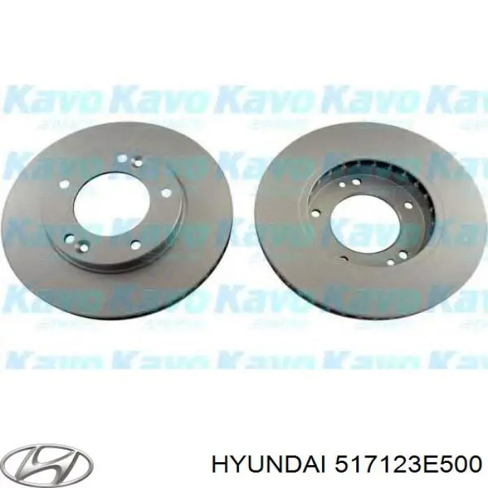 Tarcza hamulcowa przednia 517123E500 Hyundai/Kia