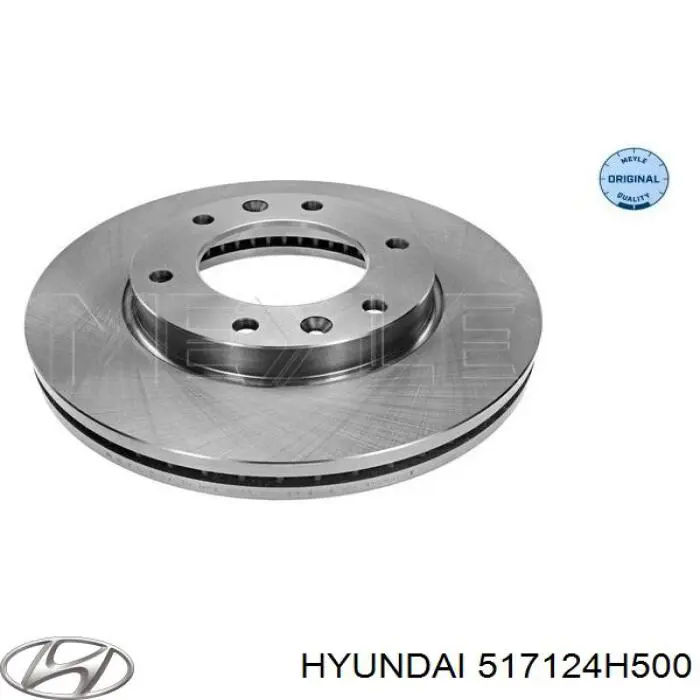 Tarcza hamulcowa przednia Hyundai/Kia 517124H500 cena, od 85,09 USD